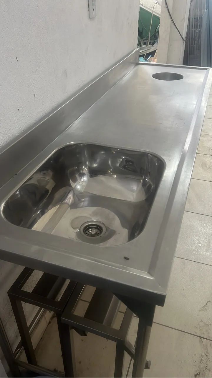 Mesa em aço inox - Foto 3