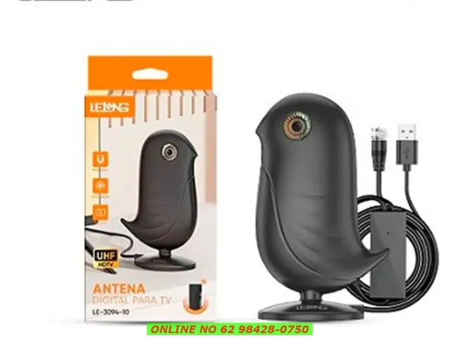 Antena Uhf Interna Amplificada Para Tv  3mt - Foto 3