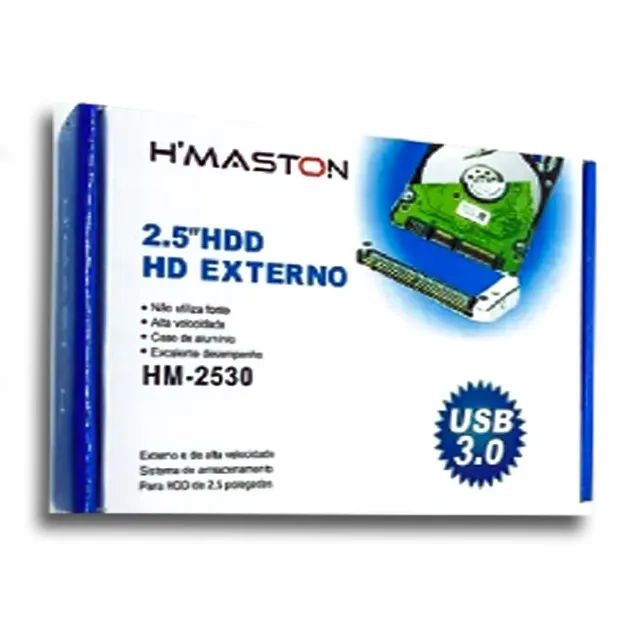 CASE PARA HD EXTERNO USB 3.0 2.5" HDD HM-2530