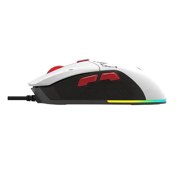 Mouse Gamer com Fio 7200 Dpi, RGB, Design Customizável, Branco - Xtrike-ME GM-316W - Foto 6