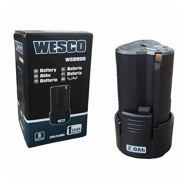 Bateria de Litio 12v 2.0Ah  Para Parafusadeira Ws9955 Wesco - Foto 3