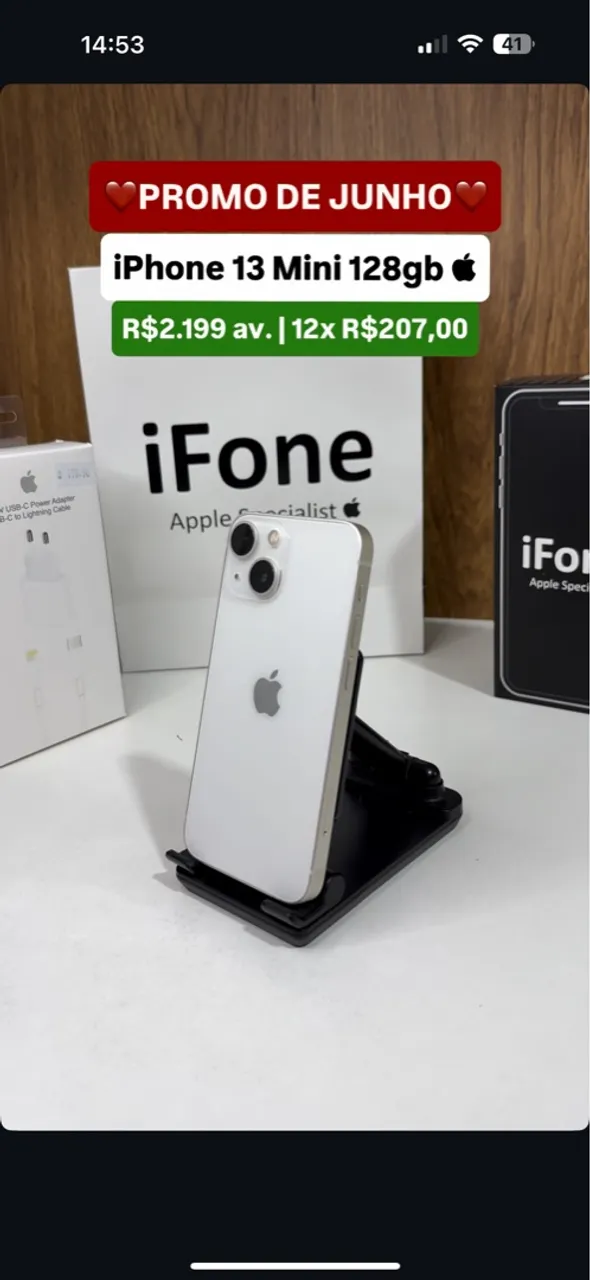 iPhone 13 Mini 128gb Seminovo
