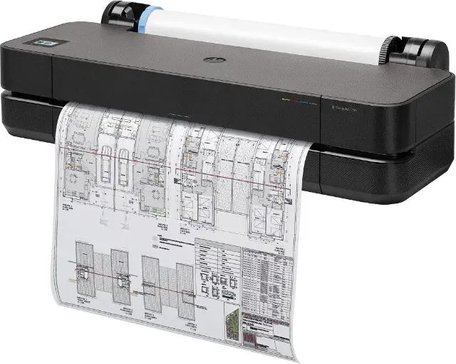 Impressora plotter 24" hp  T250 8AG32A, Colorida, Wi-fi, zero 