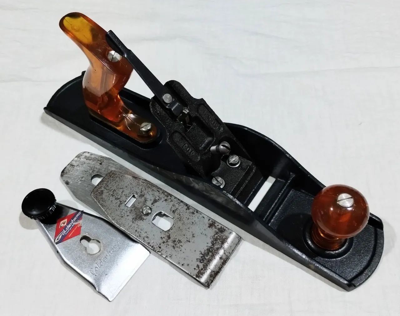 Plaina Manual Goldenberg Francesa - Foto 4