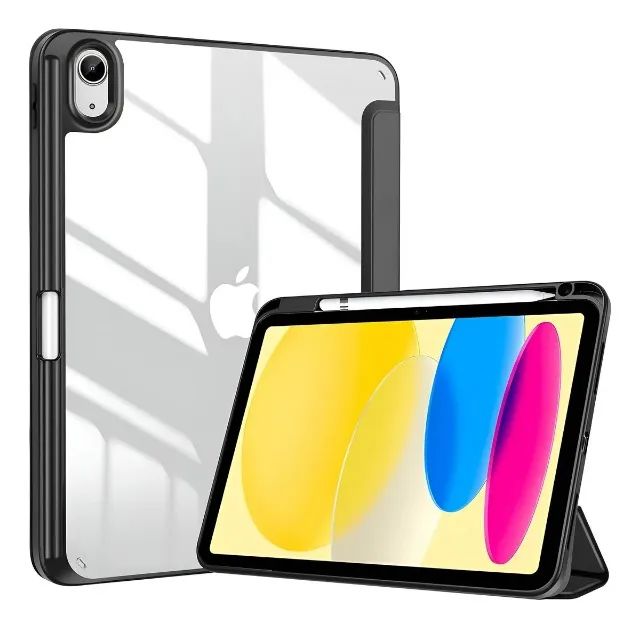 Capa Book Cover Com Slot P/ Caneta Para Ipad 10 Ipad 11 A16