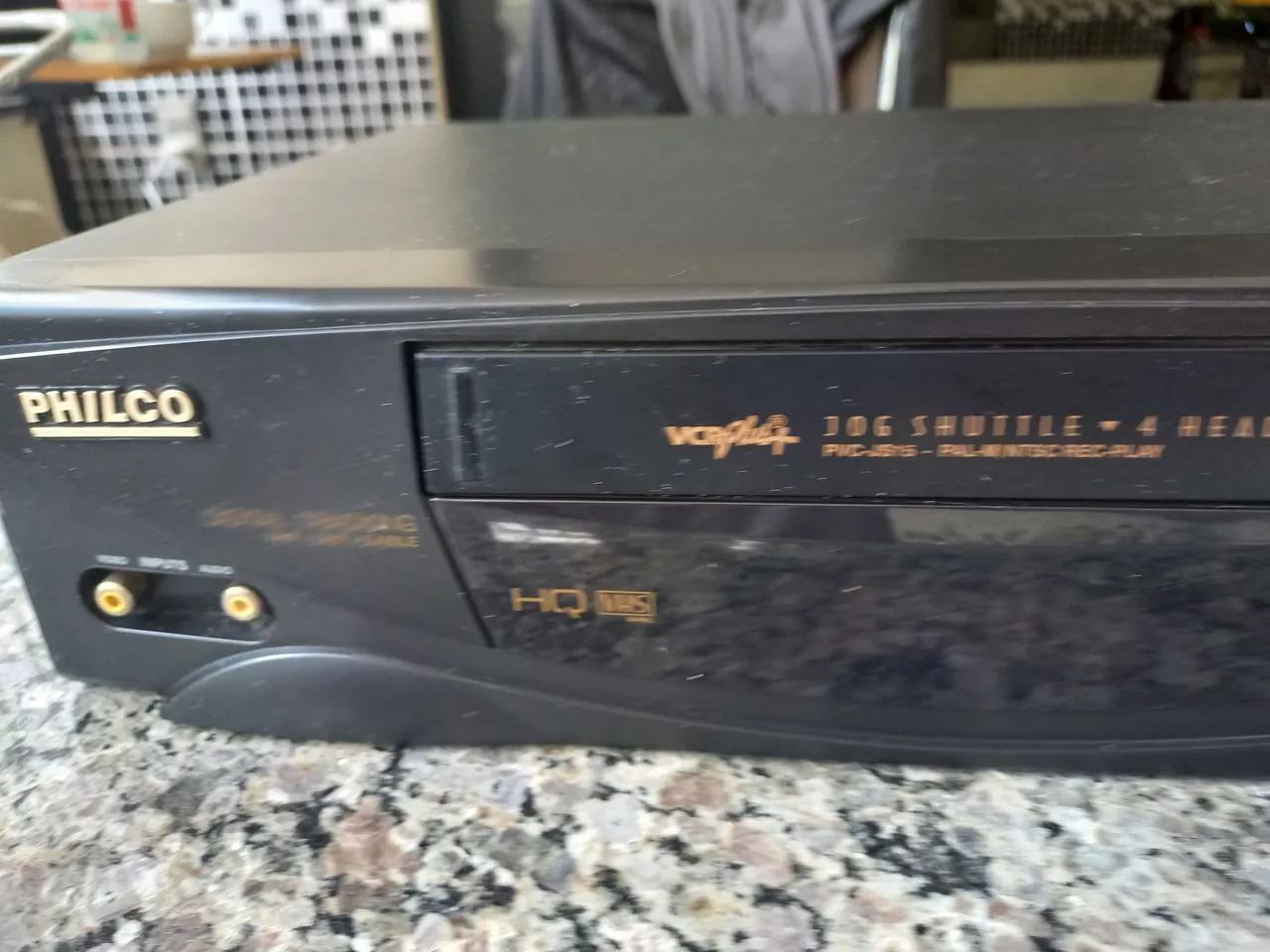 Vídeo Cassete Philco VCR Plus Jog Shuttle 4 Head