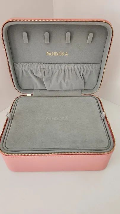 Caixa de Jóias Pandora Rosa - Foto 4