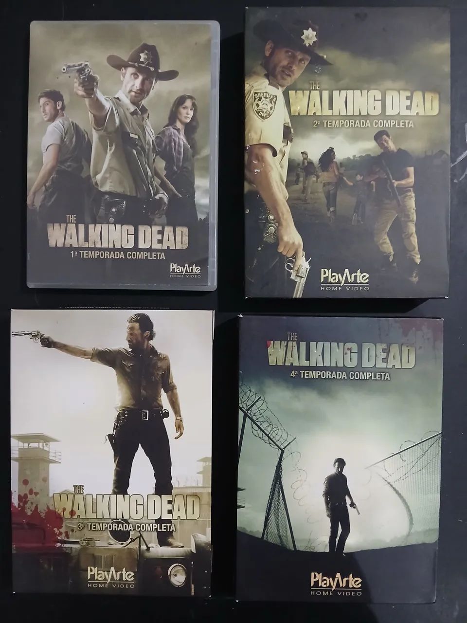 DVD Box Serie The Walking Dead - 1ª,2,3 e 4 Temporada completa