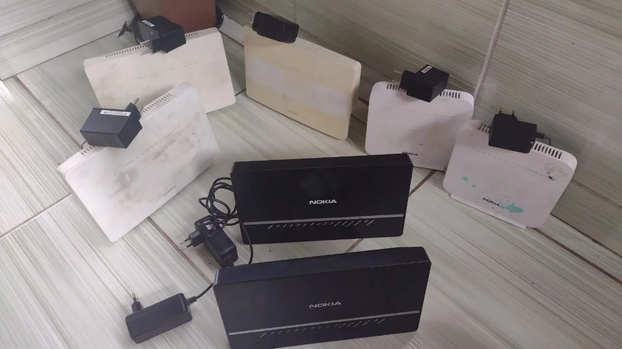Roteadores Nokia e Huawei ONT gpon