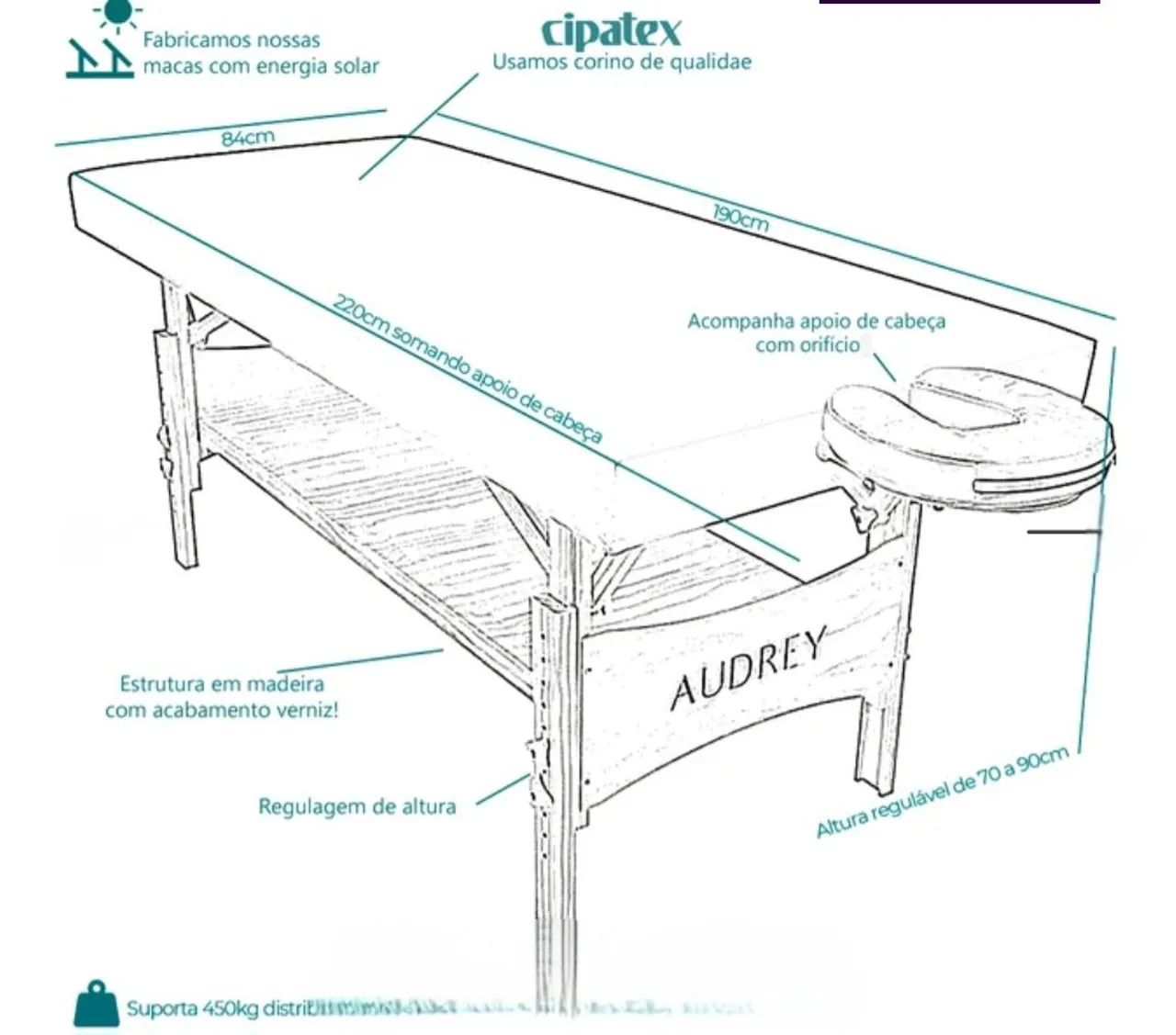 Maca Fixa Audrey Completa - Foto 2