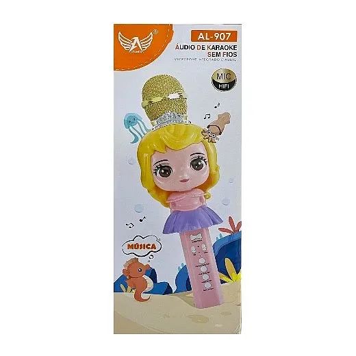 Microfone Infantil para Karaokê AL907 - Foto 3