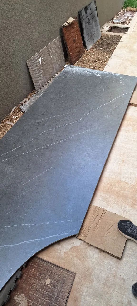 "Pedra" Pietra Grey Ultracompact Slab
