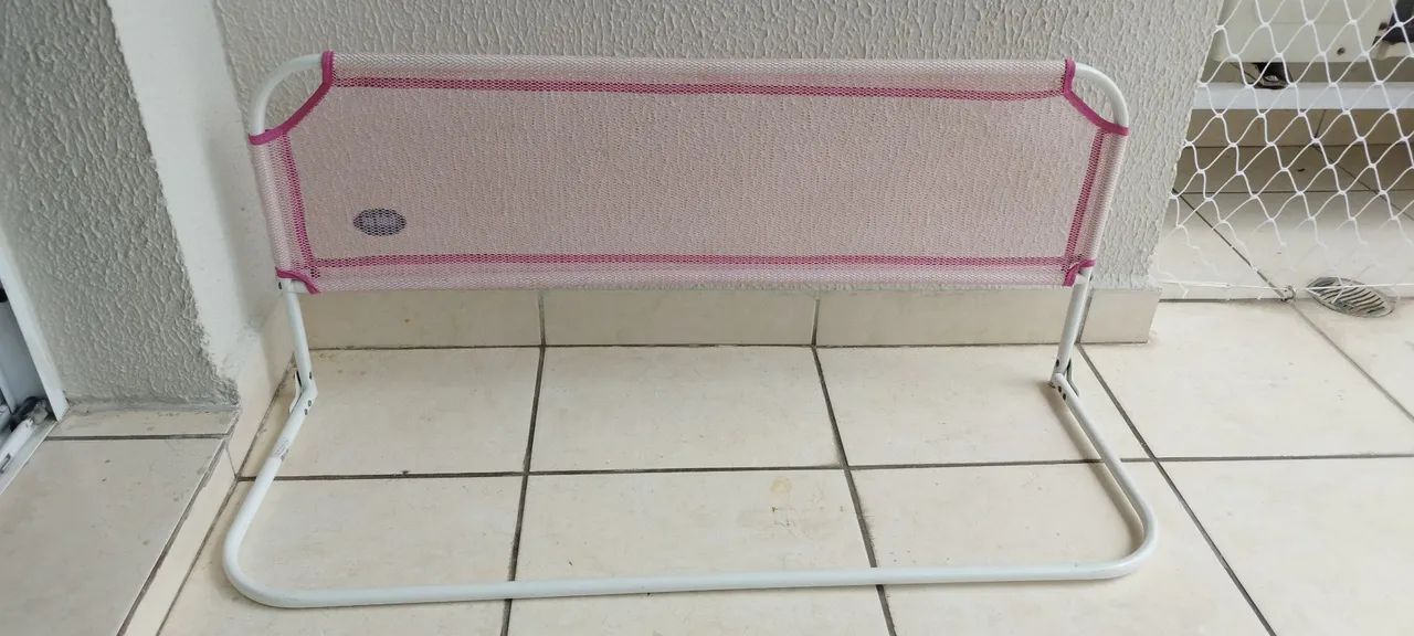 Pink Baby Bed Safety Guard Rail