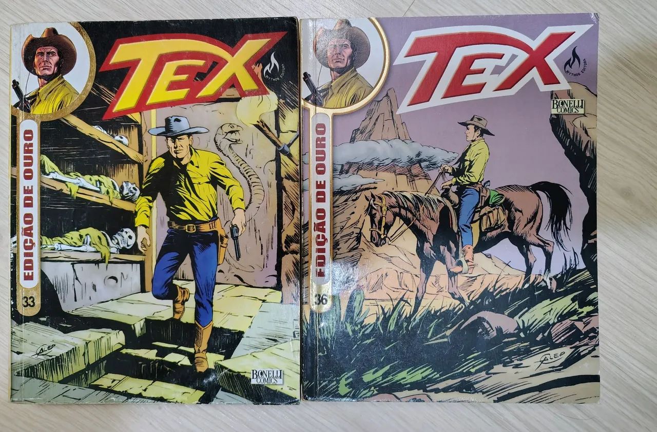 Gibis TEX coleção Ouro, números raros. Venda avulsa. - Foto 3