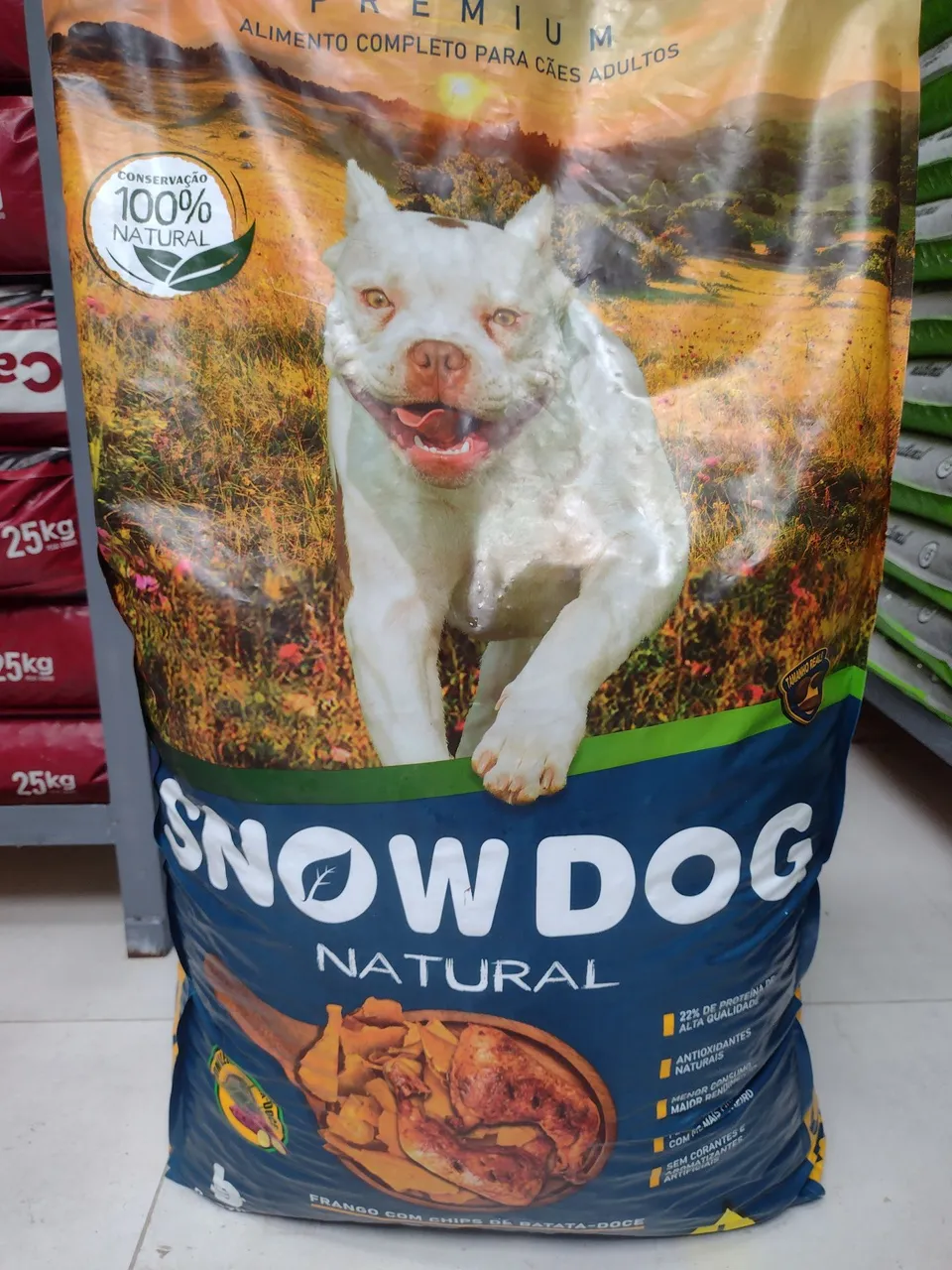 Ração Snow Dog Natural para Cães Adultos - 25kg
