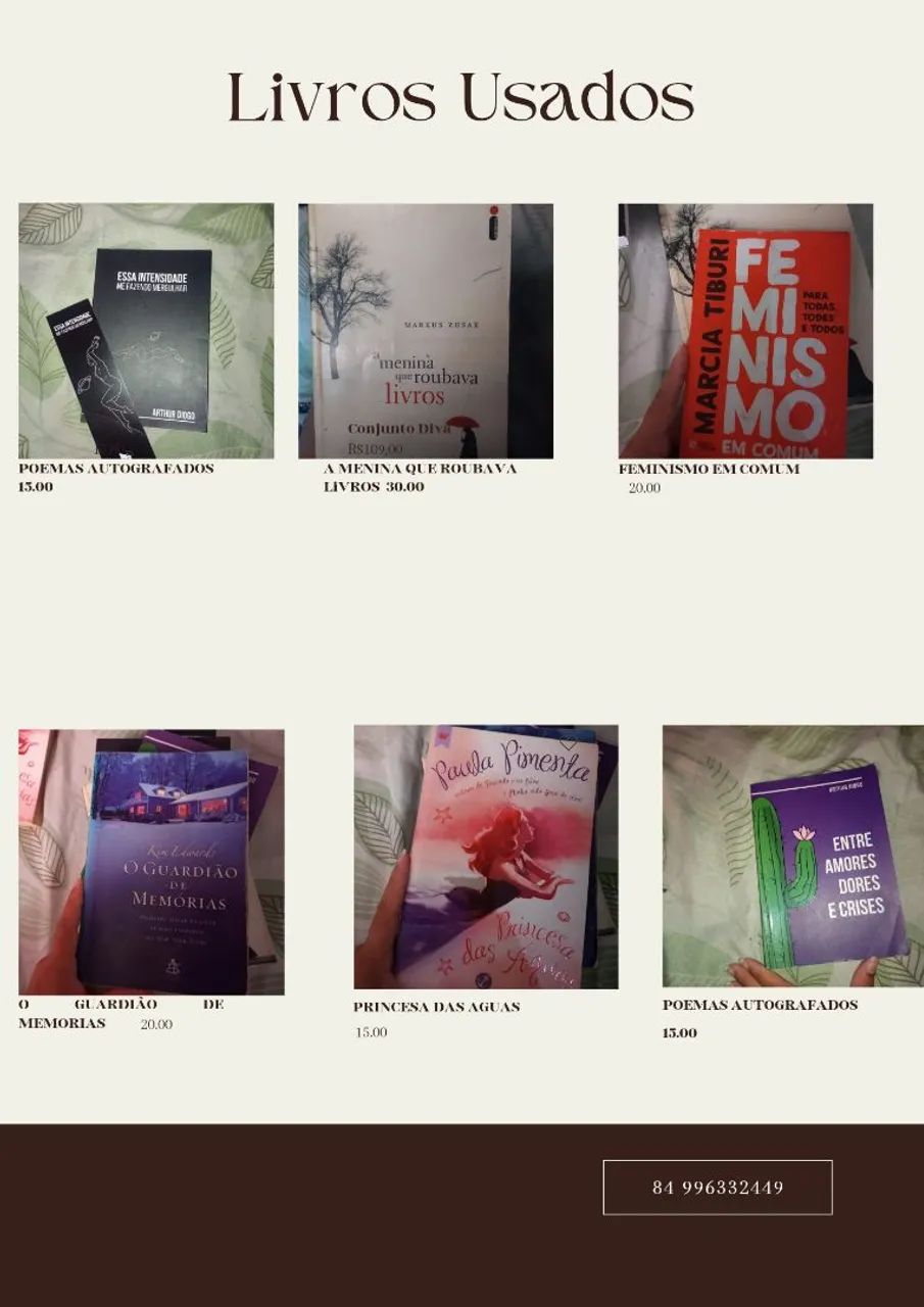 Livros Usados - Diversos Títulos