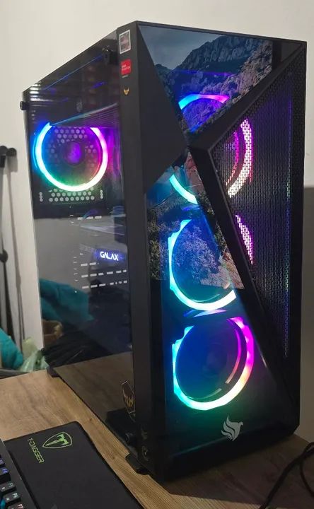 PC Gamer Ryzen 5 5600G | RTX 3050 | 32GB RAM | SSD 1.25TB + HD 2TB + Monitor Acer 24"