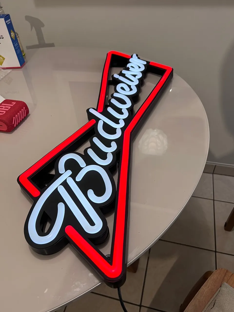 Luminária em led COB, com dimmer para ajuste de luminosidade