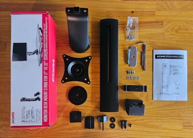 Suporte Monitor Para Mesa 17 À 32 Polegadas - Pcyes PLMSM01F - Foto 5