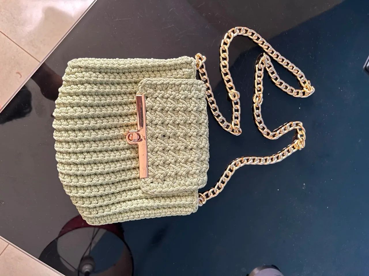 Bolsa de crochê  - Foto 4