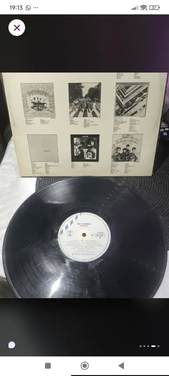 LP vinil With The Beatles stereo  - Foto 4