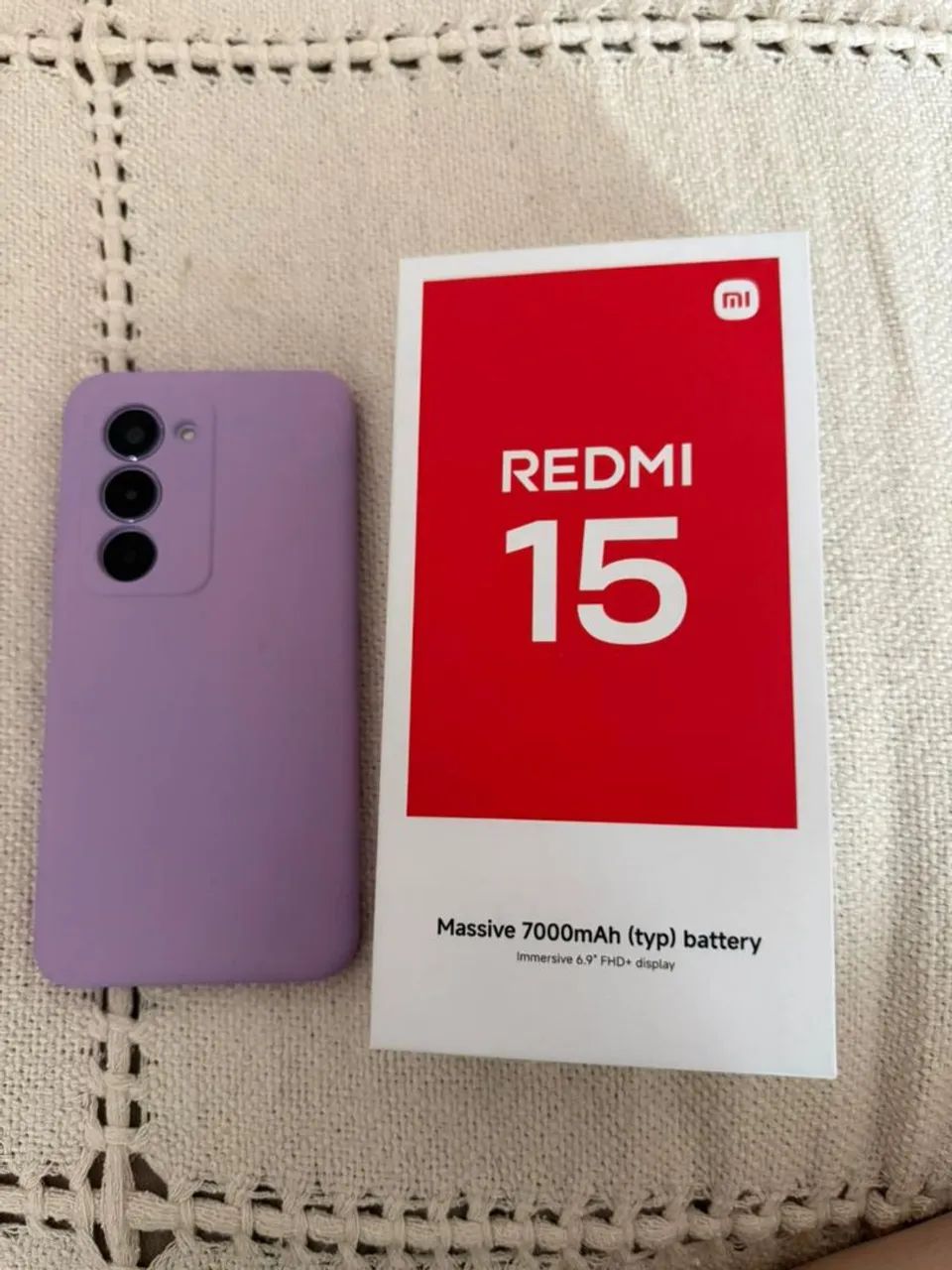 CELULAR REDMI 15 NUNCA USADO