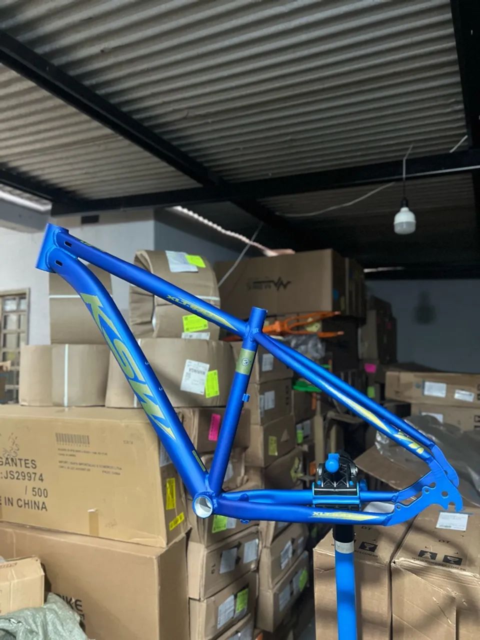 QUADRO KSW NOVO COR AZUL E DOURADO - Foto 5