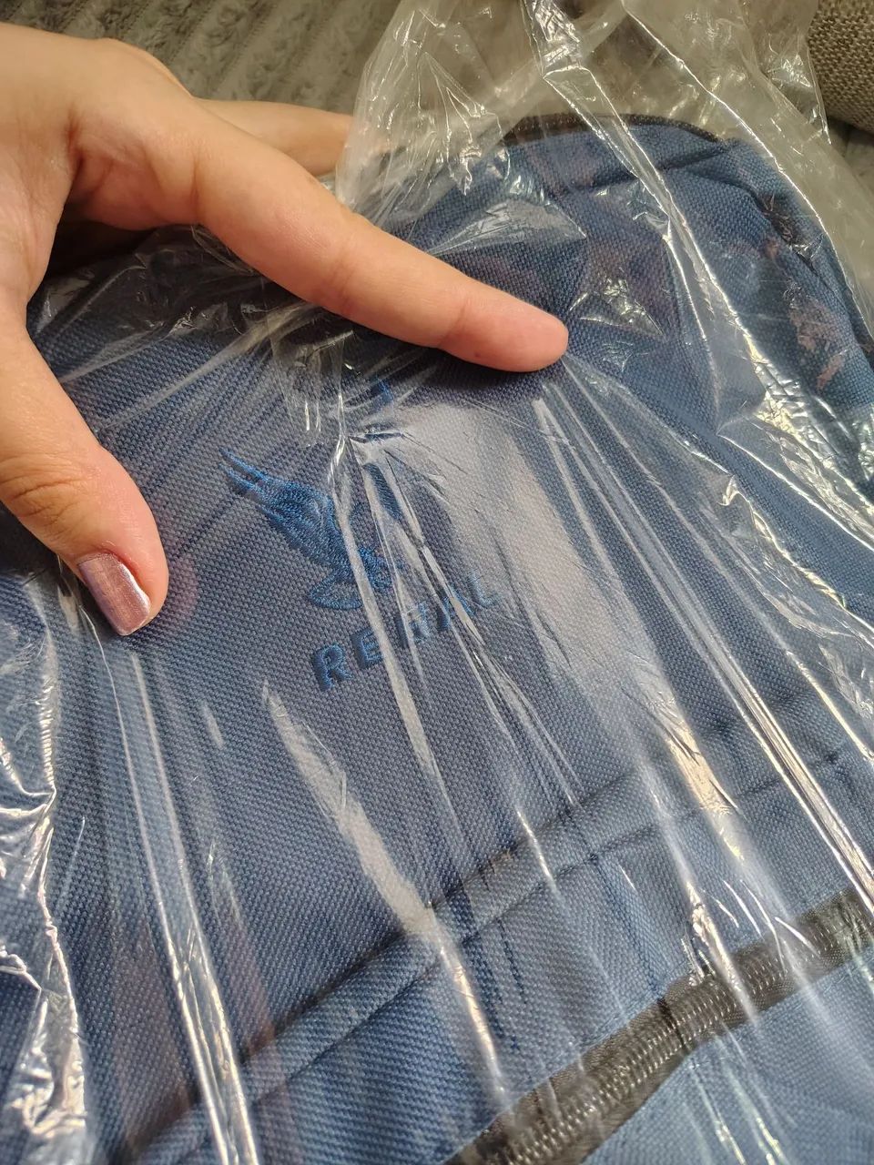 Mochila Regal nova cinza ou Azul Marinho  - Foto 5