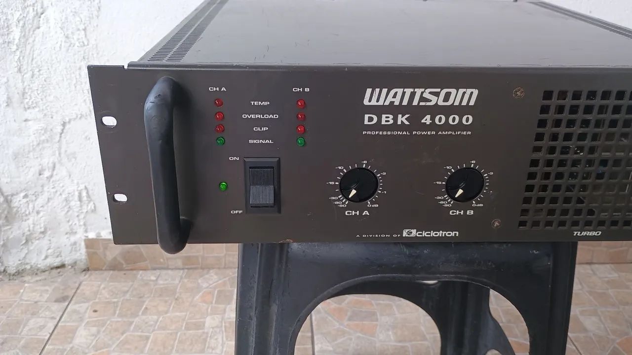 Potência profissional wtassom dbk-4000 original  - Foto 2