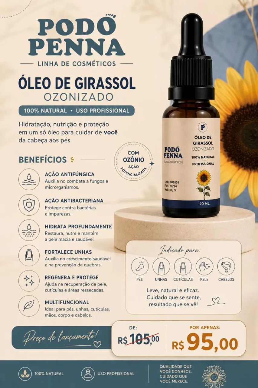Óleo de Girassol Ozonizado 