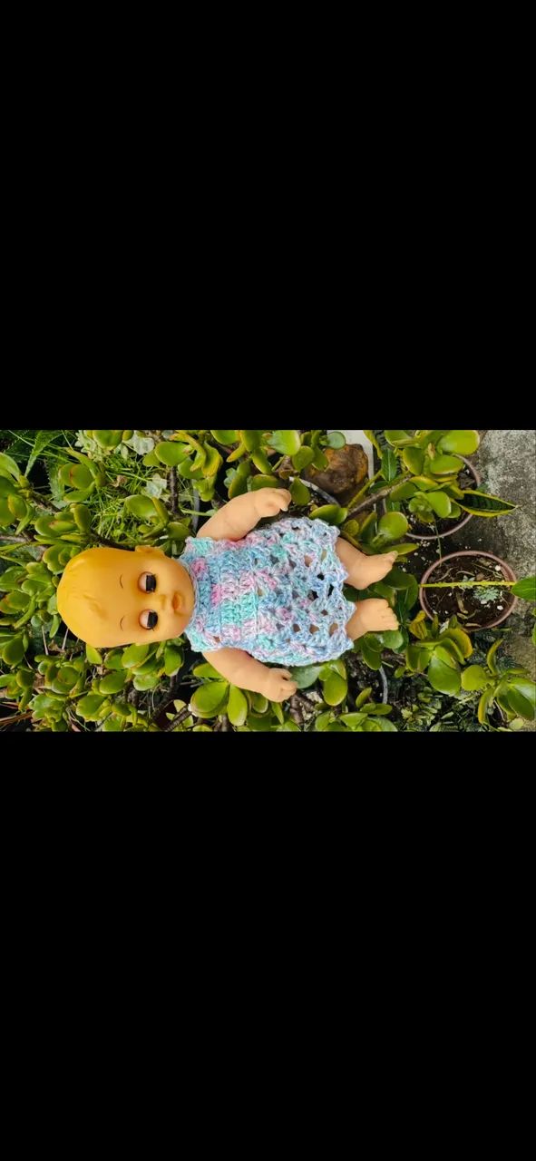 BONECA ANTIGA C/ ROUPA NOVA - Foto 2