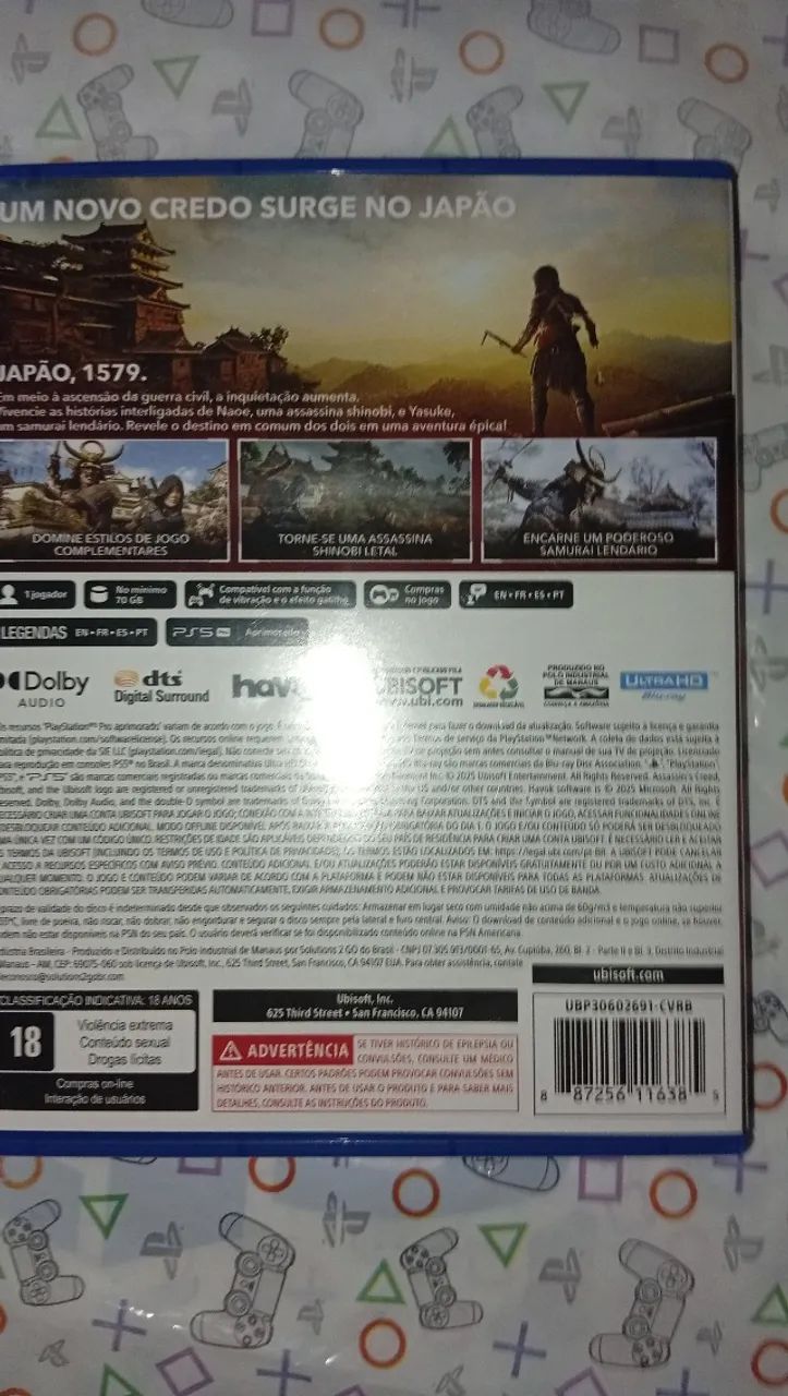 Assassin's Creed Shadows - PS5 midia fisico - Foto 3
