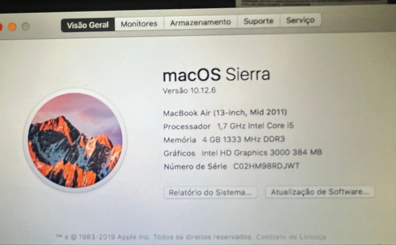 MacBook Air ( 13-inch,Mid 2011) - Notebooks - Getúlio Vargas