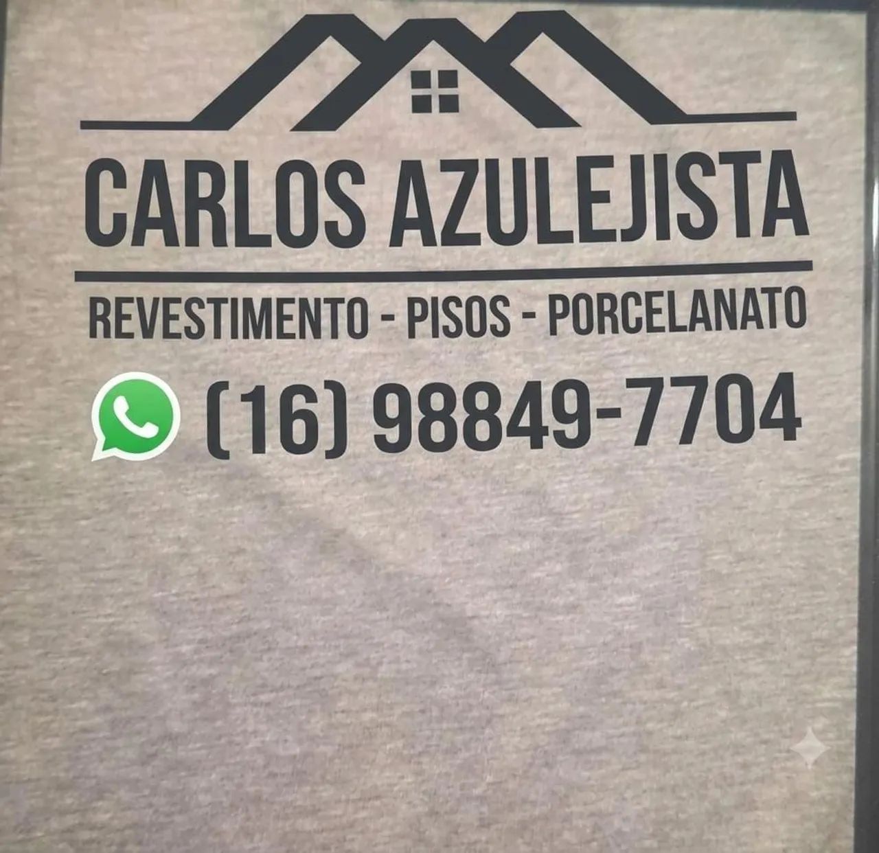 Carlos  azulejista  com   experiência 