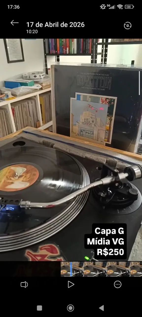 LP Led Zeppelin The Song remains the same Vinil - CDs, DVDs etc