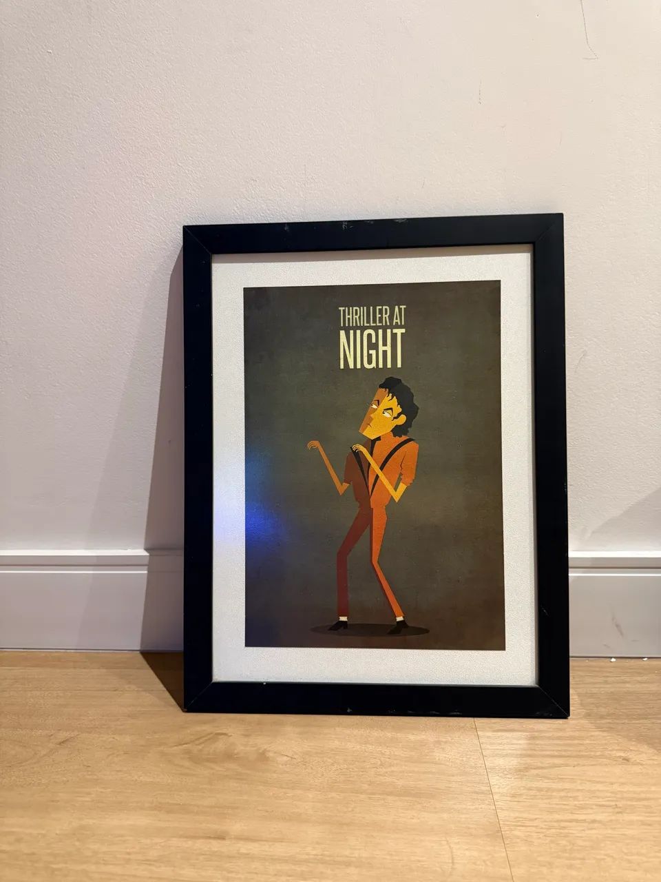Quadro Michael Jackson gravura Thriller