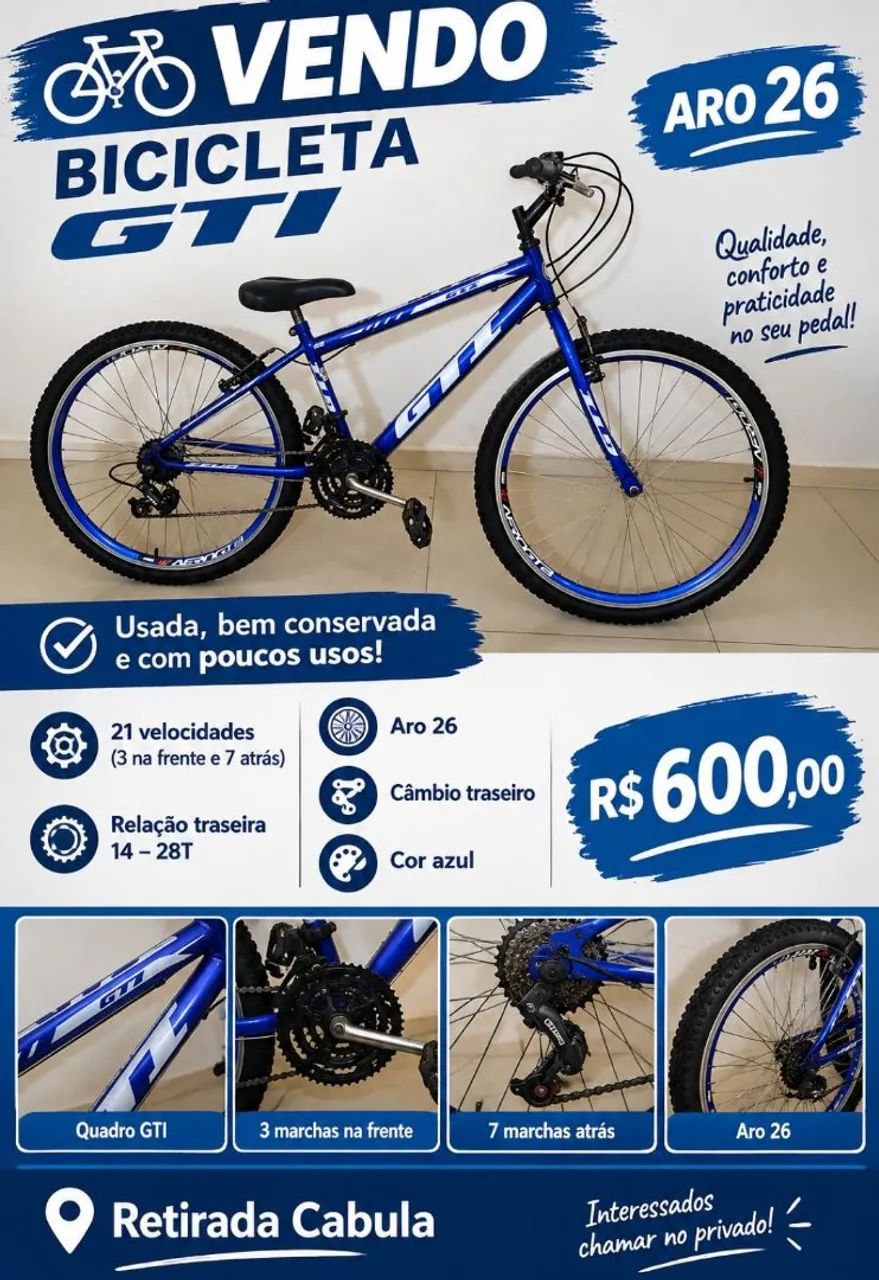Bicicleta aro 26