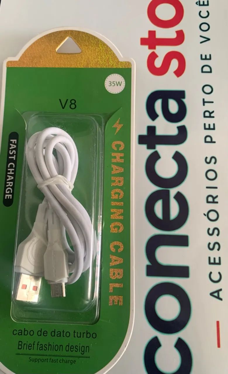 Cabo fest USB para v8 ou tipo C  - Foto 3