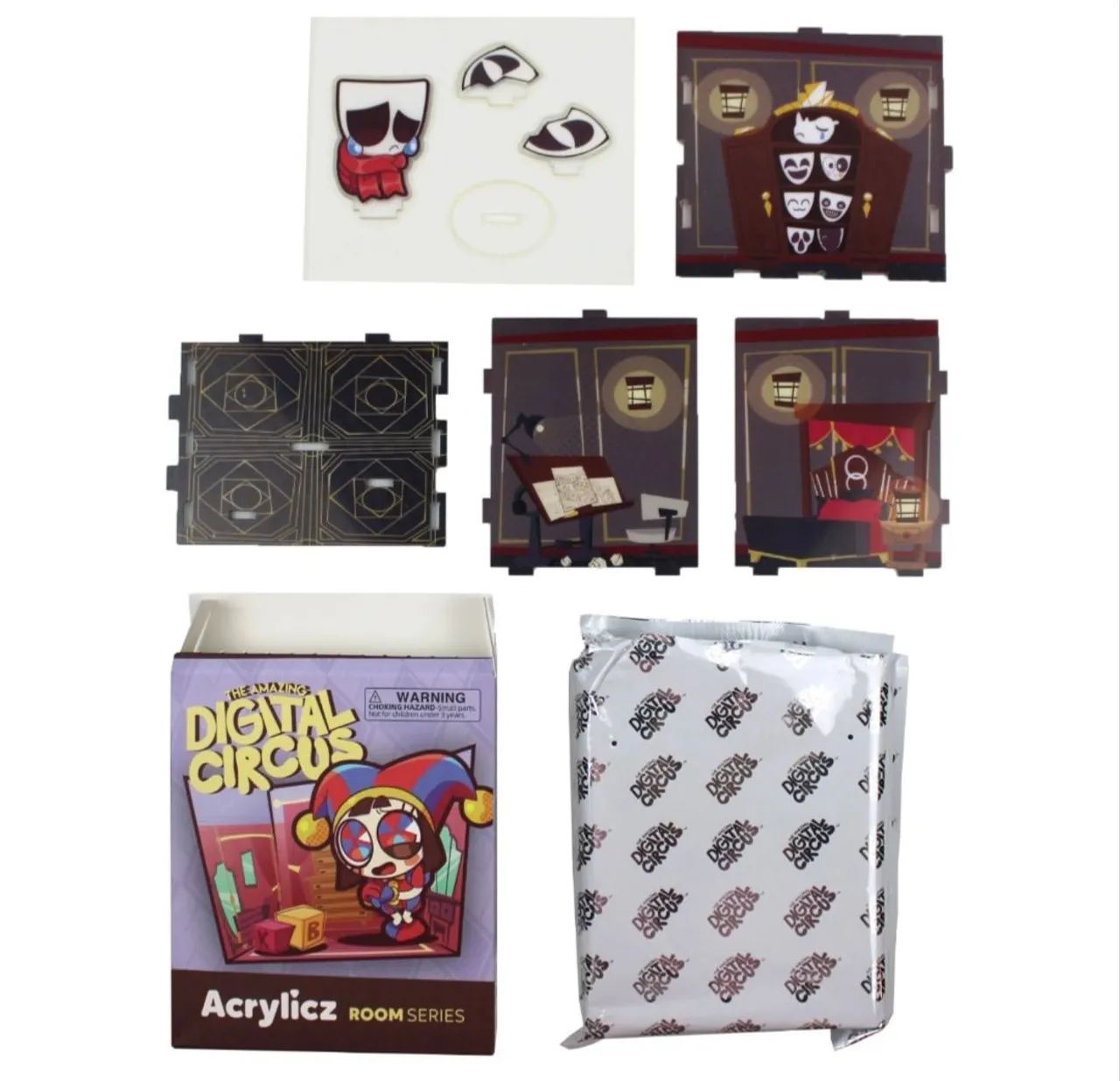 O Incrível circo digital: blindbox acrylicz room séries da Gangle  - Foto 5