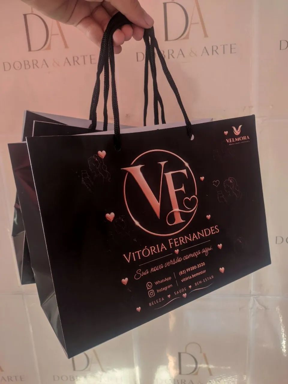 Sacolas personalizadas PP P M e G  - Foto 3