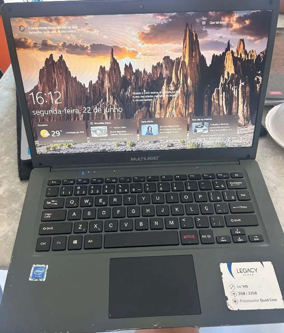 Notebook Multilaser Legacy Cloud 
