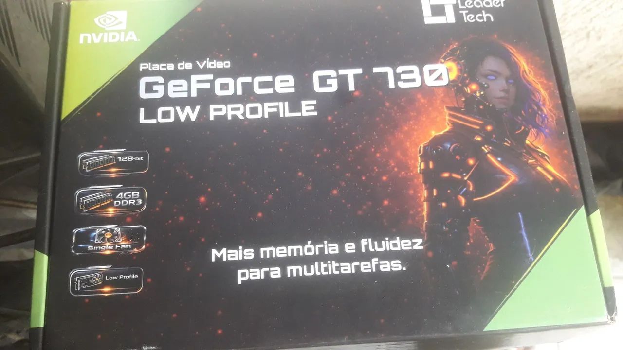 Placa de video ge force gt 730 128bit   4gb  - Foto 4