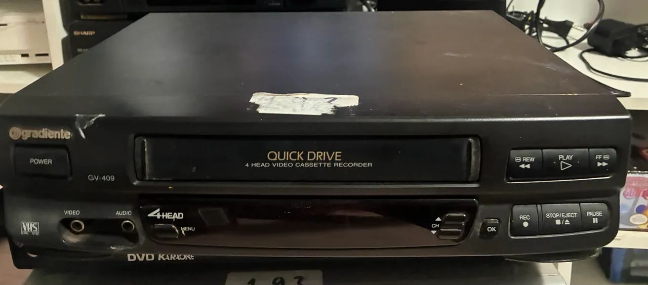 Videocassete Gradiente GV-409 4 Head VHS - Para Retirada de Peças ou Reparo - Foto 3