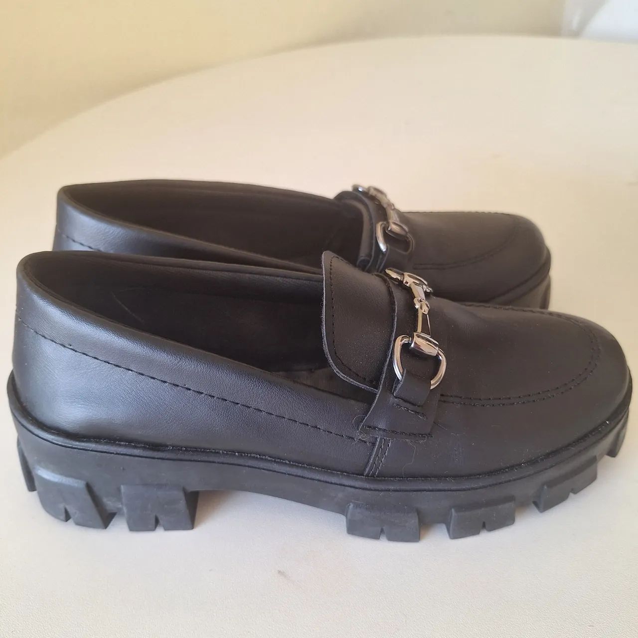 Mocassim Oxford tratorado com fivela  - Foto 2