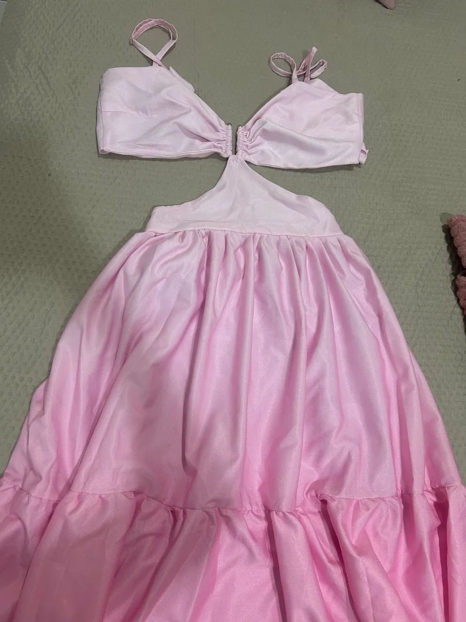 Vestido rosa longo - Foto 2