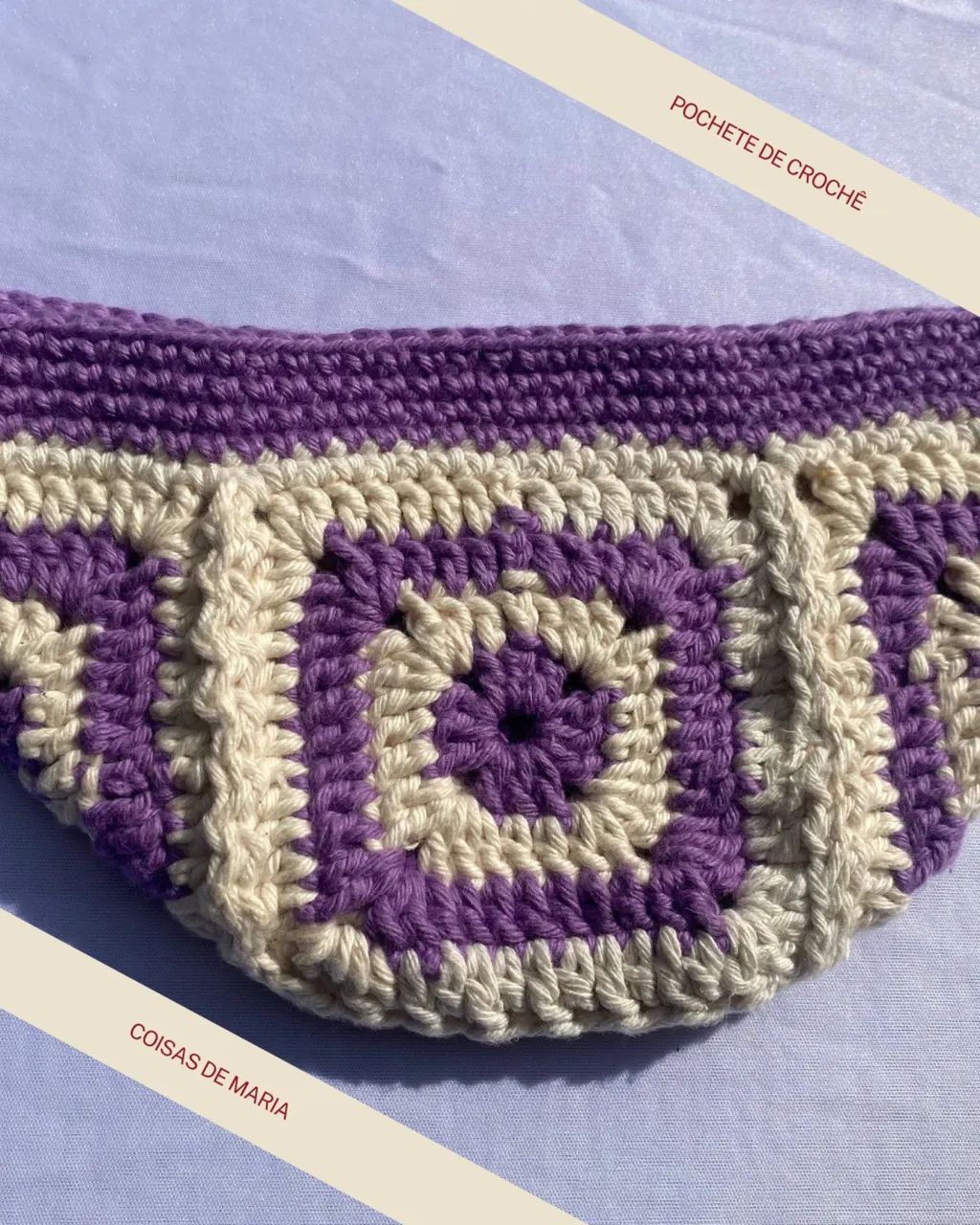 Pochete de crochê 