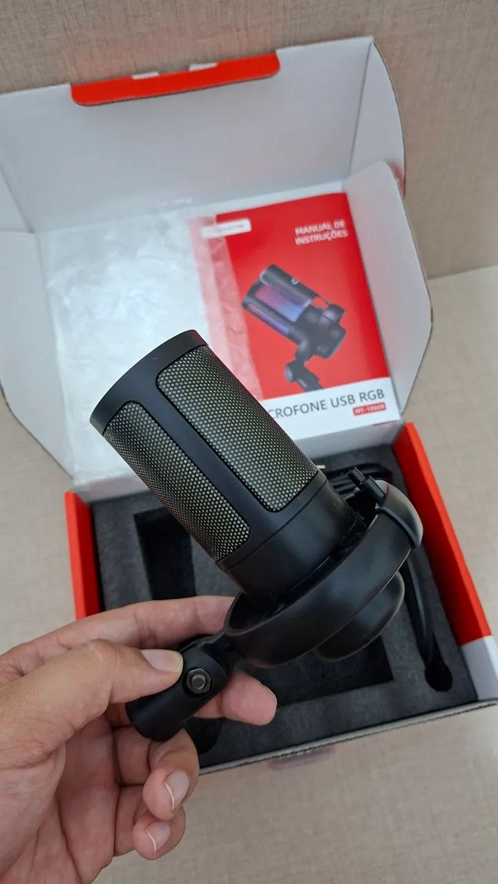 Microfone RGB Tomate