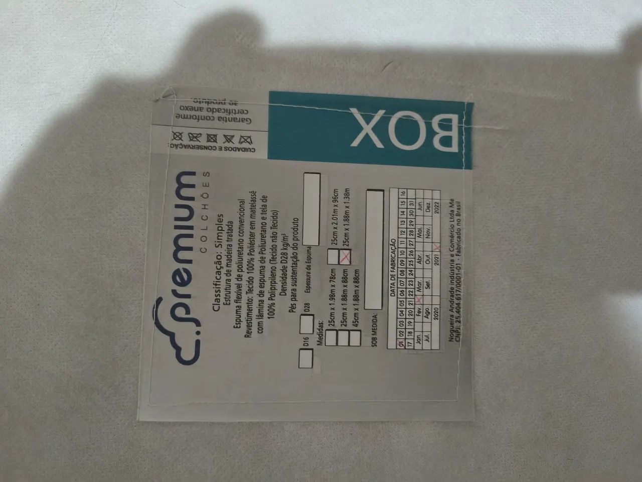 Colchão de casal junto com box - Foto 5