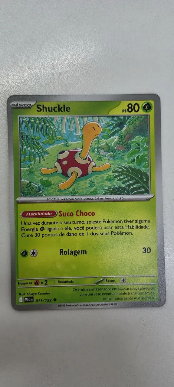 Cartinha de pokémon original 