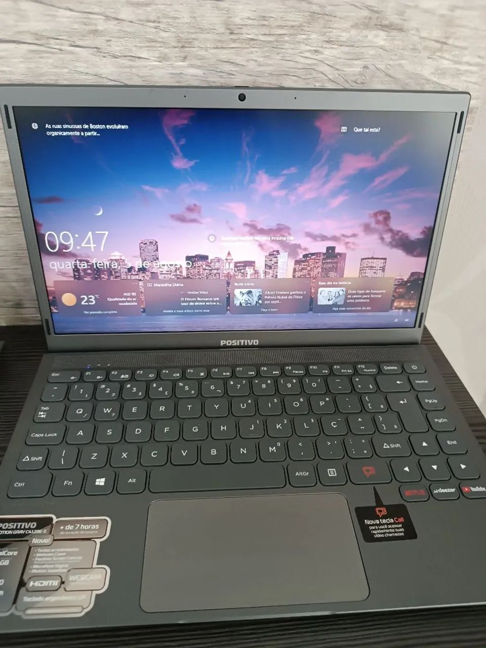 Notebook Positivo Motion Gray C4128E-S (novinho) - Foto 5